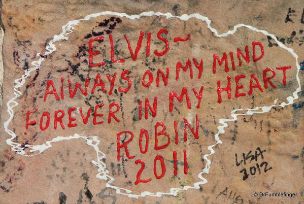 Graceland -- fans graffiti