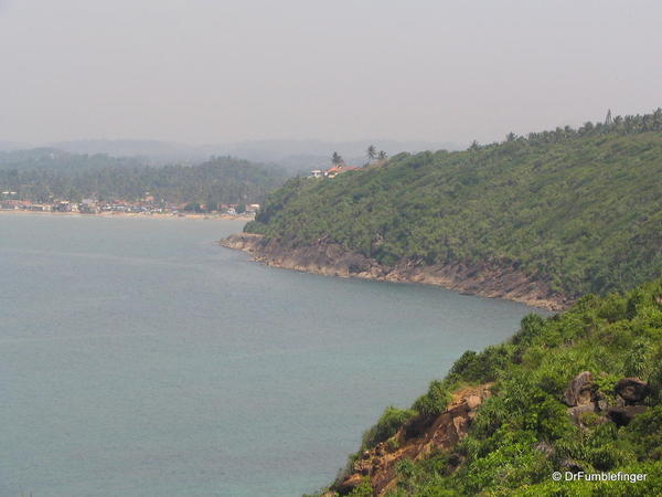 View of Galle from Rumassala