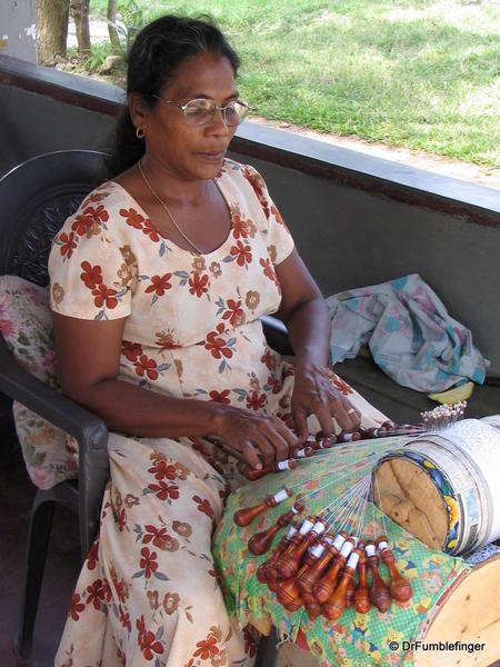 Berralu Lace making, Weligama, Sri Lanka