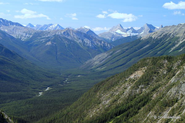 Simpson Valley, views from Sunshine Meadows