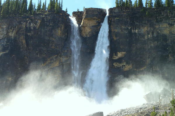 Yoho Valley -- the mist of Twin Falls