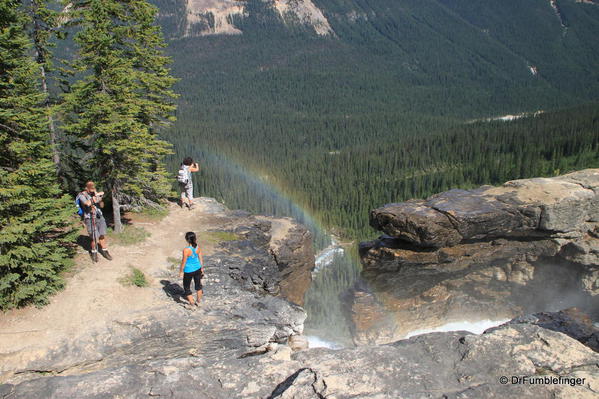 Twin Falls precipice, Yoho Valley