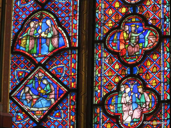 Details of the stained glass, Sainte-Chapelle