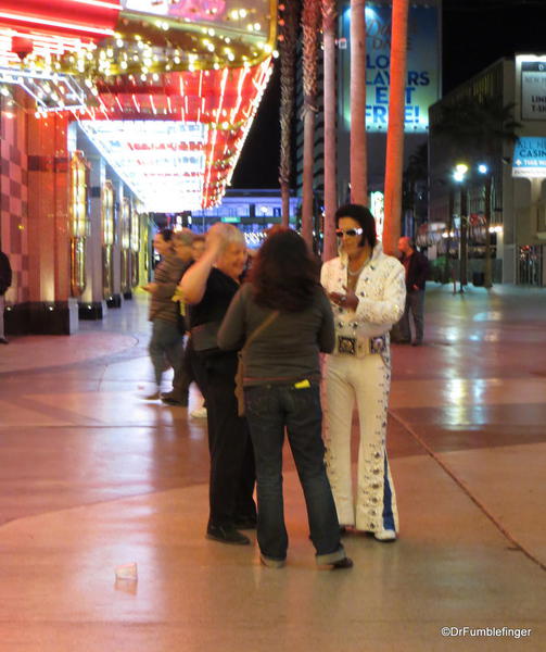 Downtown Vegas -- Elvis sighting