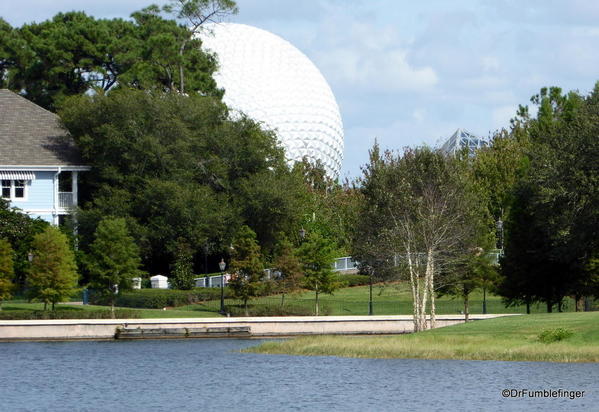 Epcot viewed from the Boardwalk, Walt Disney World, Florida