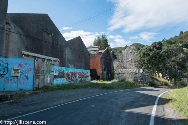 4). The ruins of the freezing works at Tokomaru