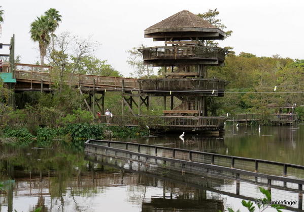 Gatorland, Breeding facility and zipline tower