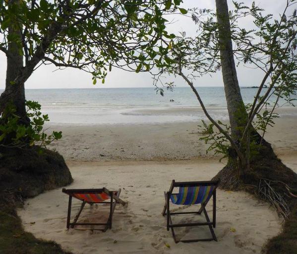 7. Nice spot on the Beach at Dusita Resort, Kohn Kod, Thailand.