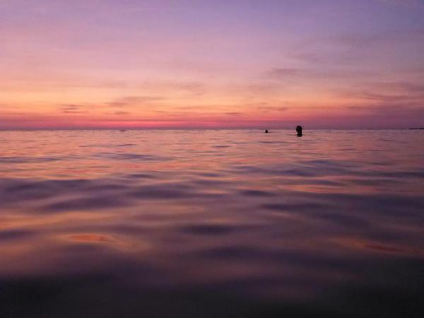 8. Sunset swim at Dusita Resort, Kohn Kod, Thailand