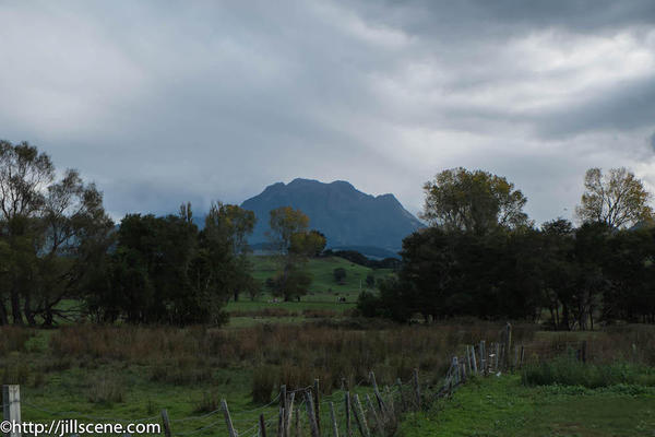 9) Mount Hikurangi - photo taken from State Highway 35, near Ruatoria