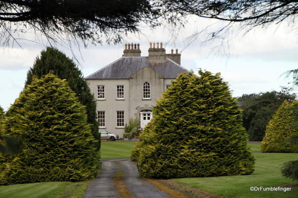 Antrim Coast. Mansion near Dark Hedges