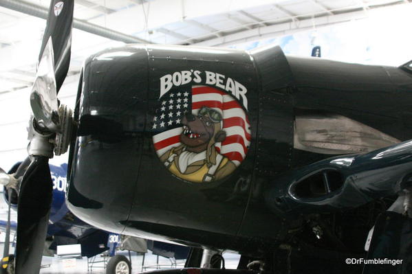 Palm Springs Air Museum. Grumman F8F Bearcat aircraft (Bob