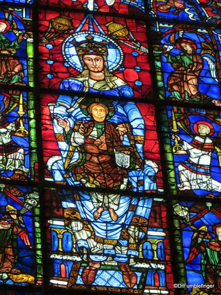 The Blue Virgin window, Chartres Cathedral