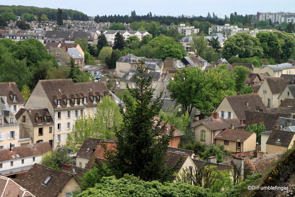 View of Chartres from Bishop