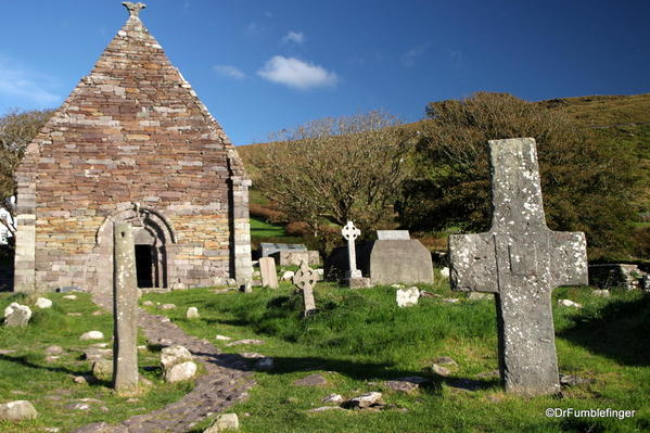 Dingle Peninsula, Kilmalkedar cemetery