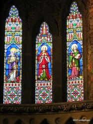 Dingle Town. An Diseart Center. Harry Clarke Windows