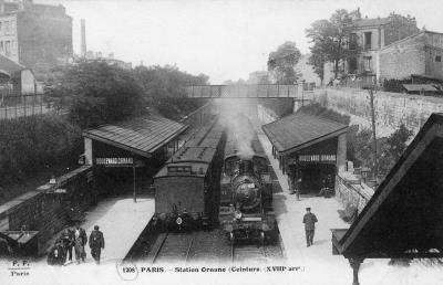 Gare Ornano facing west