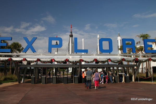 Entrance to Kennedy Space Center, Florida