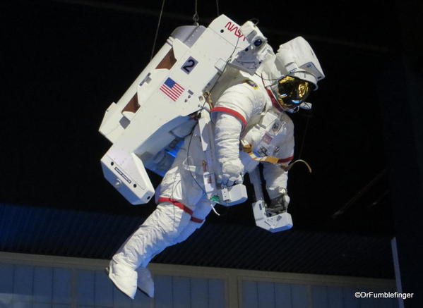 Kennedy Space Center, Florida. Atlantis Shuttle Display. Hubble telescope