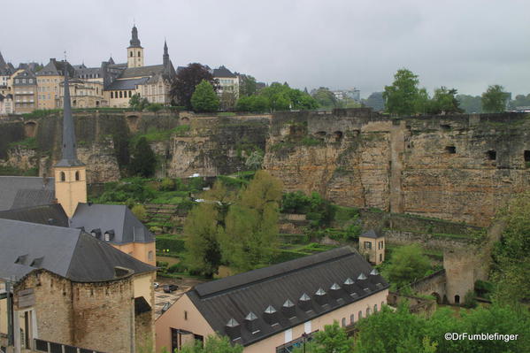 Luxembourg City. Ramparts