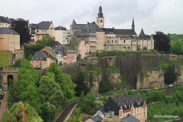 Luxembourg City. Ramparts