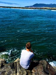 On the jetty