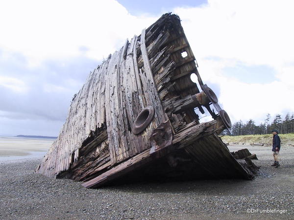 Q.C.I. 026b. East Beach Trail. Pesuta Shipwreck