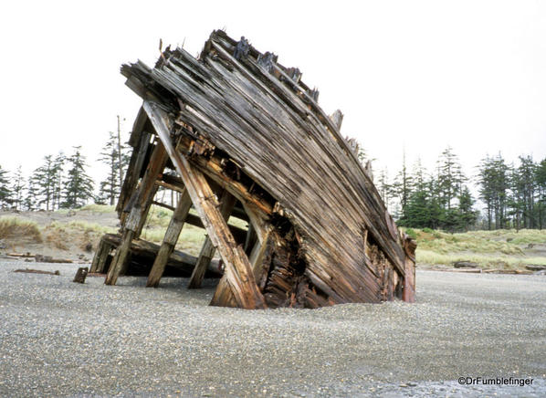 East Beach Trail. Pesuta Shipwreck