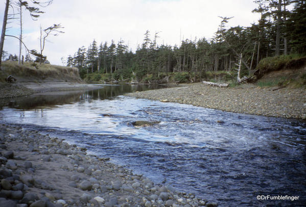 Cape Bell. East Beach Trail, Haida Gwaiiver Camp