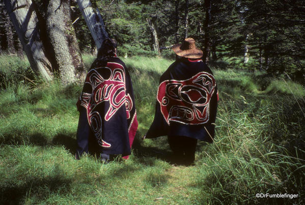 Louise Island, Haida Gwaii, Skedans Village Totems and Guardians