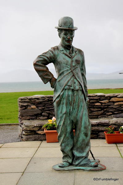 Waterville. Charlie Chaplin statue