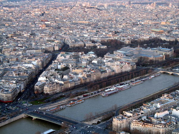 River and a sea of stone