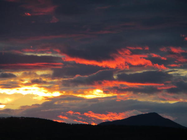 Rocky Mountain Sunset, Alberta