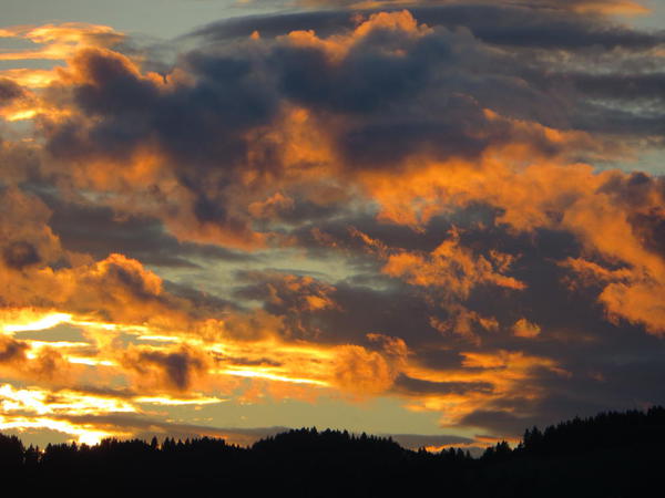 Rocky Mountain Sunset, Alberta