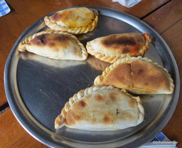 Fresh baked empanadas, Parillo Tours (Pedro Telmo)