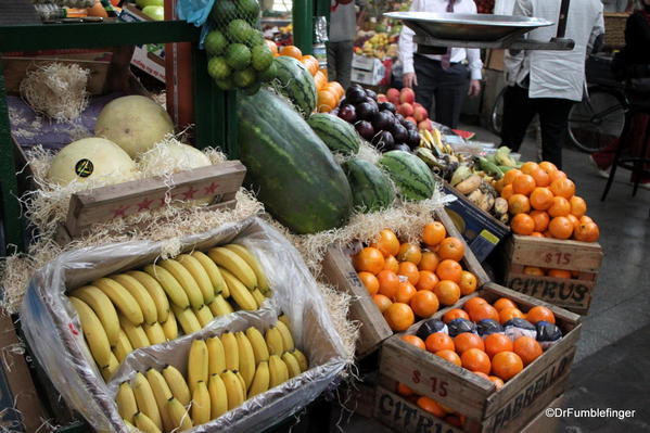 Produce vendor, San Telmo Market