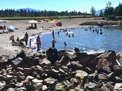 Swimming at Hood River