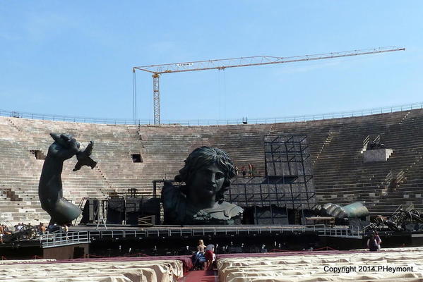 Verona, Interior with Opera set