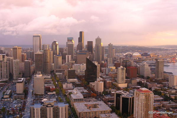 WITW 006 View from the Space Needle south. Downtown Seattle