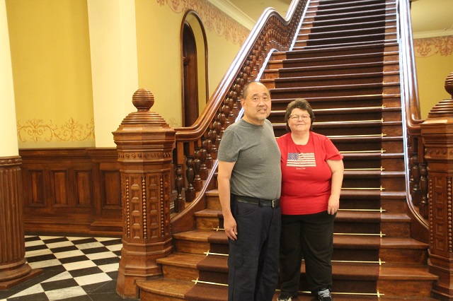 Wyoming State Capitol - Staircase