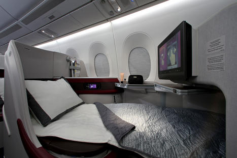 Business class seat. Courtesy the Australian Business Traveler