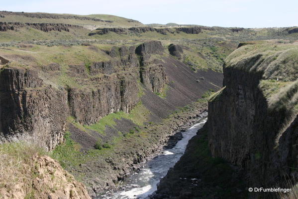 Palouse River -- upriver of the Waterfall.