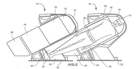 The lie flat seat. Courtesy the Australian Business Traveler