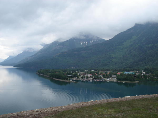 Upper Waterton Lake and Waterton Townsite