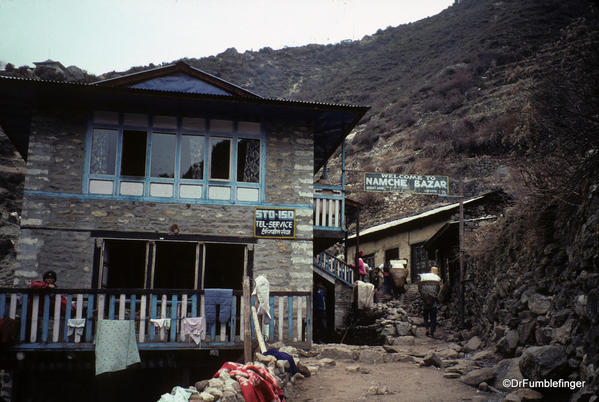 Entering Namche Bazaar