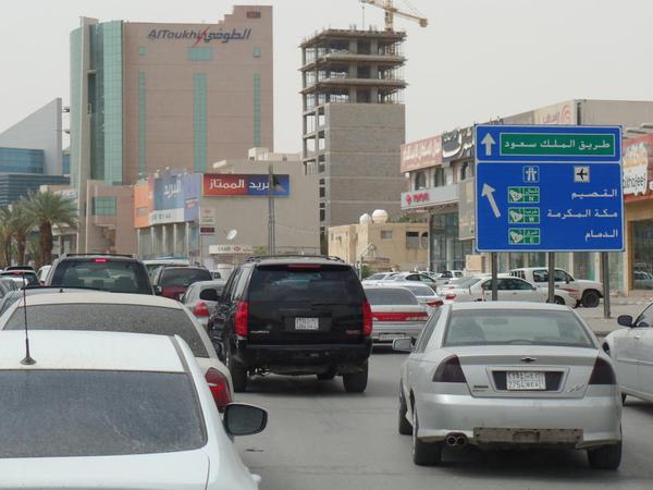 Traffic is a mess in Saudi