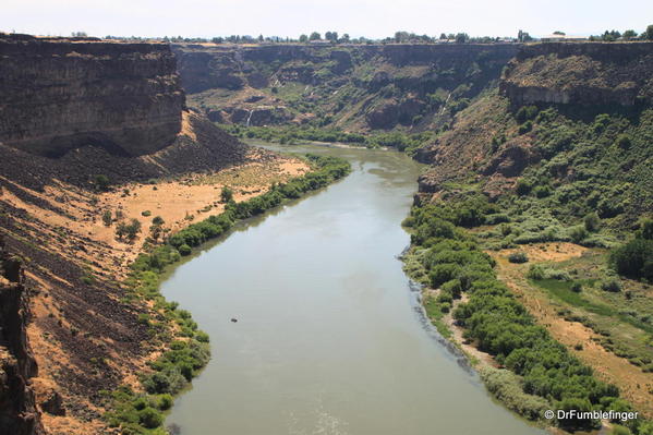 005 Upriver from Perrine Bridge, Snake River Canyon, Twin Falls