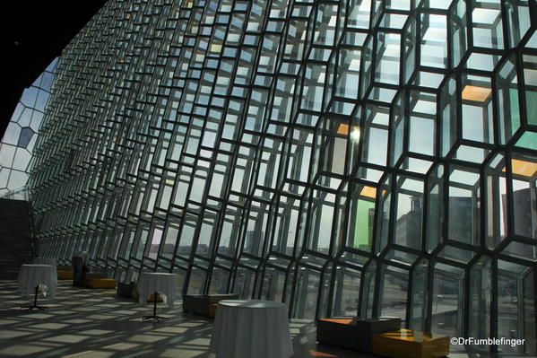 Interior of Harpa, Reykjavik, Iceland