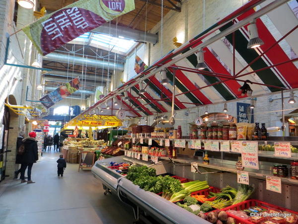 Produce vendor, the Forks Market, Winnipeg