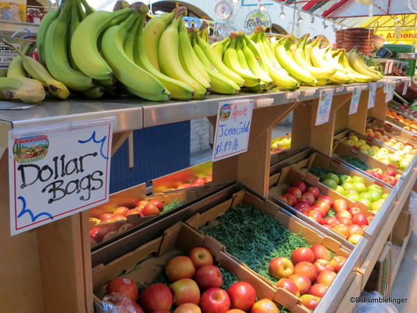 Produce vendor, the Forks Market, Winnipeg